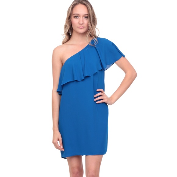 ONE SHOULDER RUFFLE DRESS [SD108563] - Picture 4 of 7